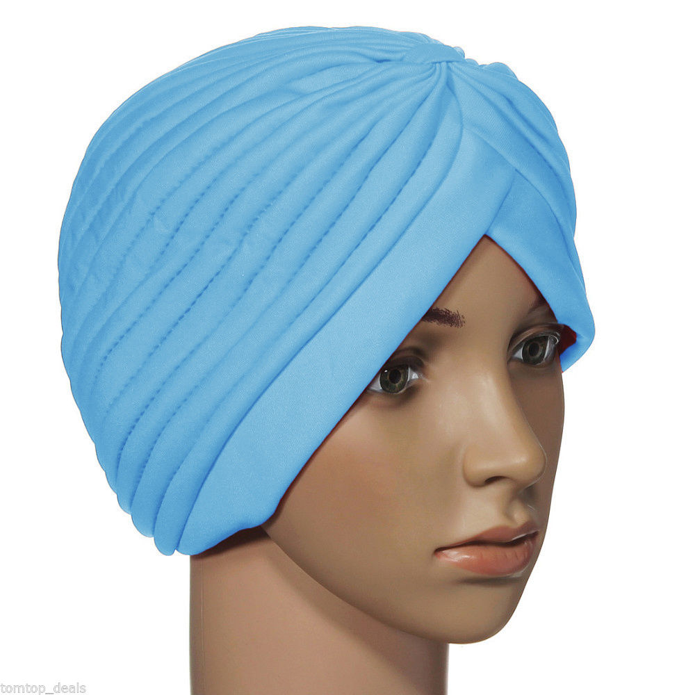Turban hoofddoek licht blauw, Blue – cendyshop.be