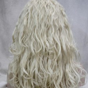 Pruik met hoofdband, Blond krullend,  E-1367-613