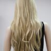 Pruik, lang golvend onderaan, blond met zeer lichte schakeringen naar donker blond. - Afbeelding 4