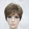 Pruik Kort donker blond/licht bruin - Afbeelding 5