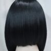 Pruik, Half lang, stijl BOB, zwart. (E-9606-1) - Afbeelding 2