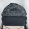 Pruik met hoofdband/haarband, Half lang, Zwart - Afbeelding 4