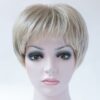 Pruik Kort Trendy mixed kleur Licht&donker blond - Afbeelding 2