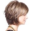 Pruik Kort, Trendy meshed lichter bruin/donker blond (S35) - Afbeelding 3